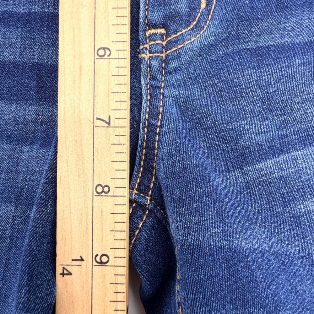 American Eagle Jegging Women 6 Short Dark Blue Stretch Skinny Jeans - Picture 7 of 8